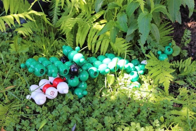 Klocki konstrukcyjne - Zwierzęta - 308 el. - Loowi