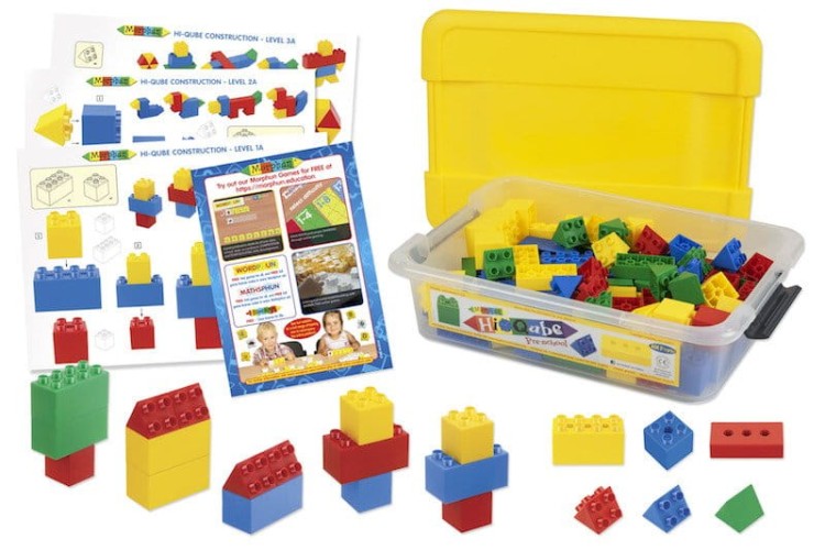 Klocki 80 el. - Hi Qube Pre-school Morphun