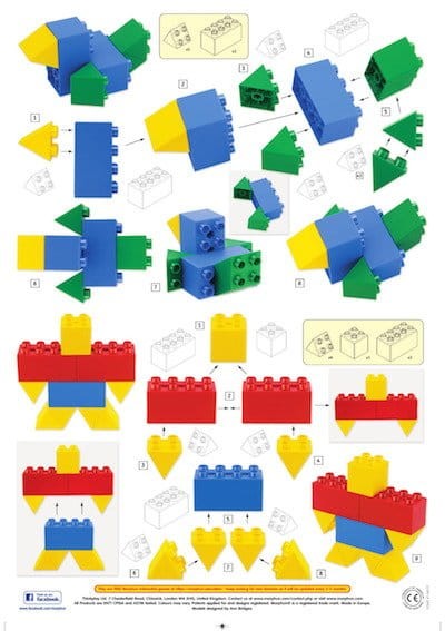 Klocki 80 el. - Hi Qube Pre-school Morphun