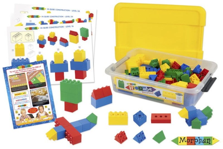 Klocki 80 el. - Hi Qube Pre-school Morphun