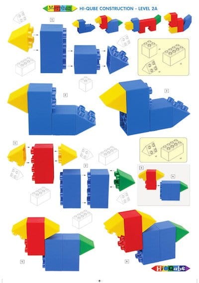 Klocki  150 el. - Hi Qube Kindergarten Morphun