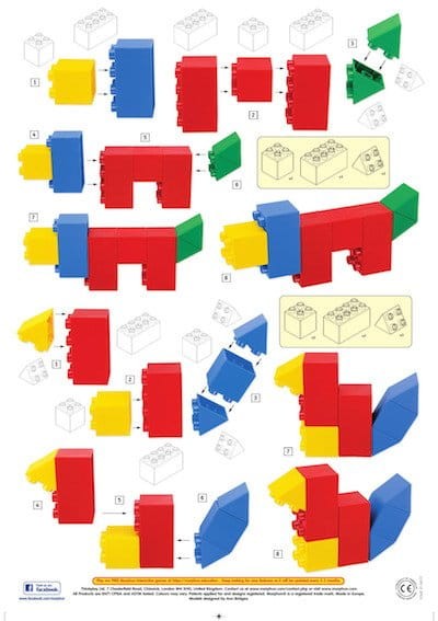 Klocki  150 el. - Hi Qube Kindergarten Morphun