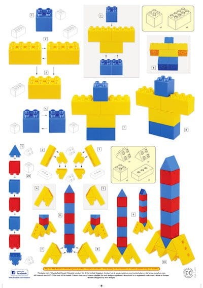 Klocki  150 el. - Hi Qube Kindergarten Morphun