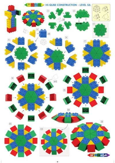Klocki  150 el. - Hi Qube Kindergarten Morphun