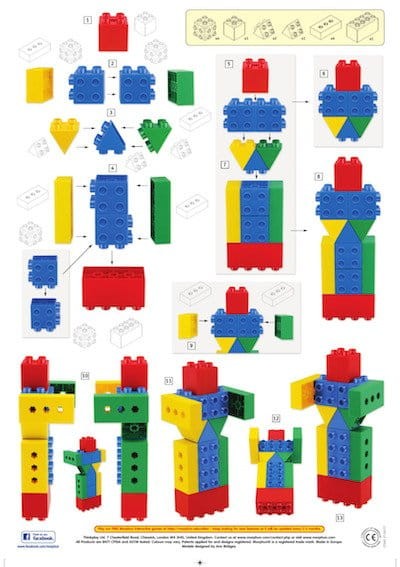 Klocki  270 el. - Hi Qube Kindergarten Morphun