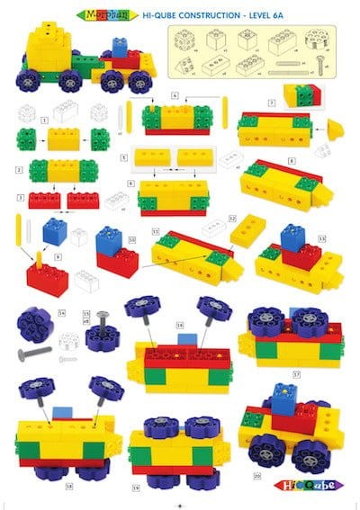 Klocki  270 el. - Hi Qube Kindergarten Morphun