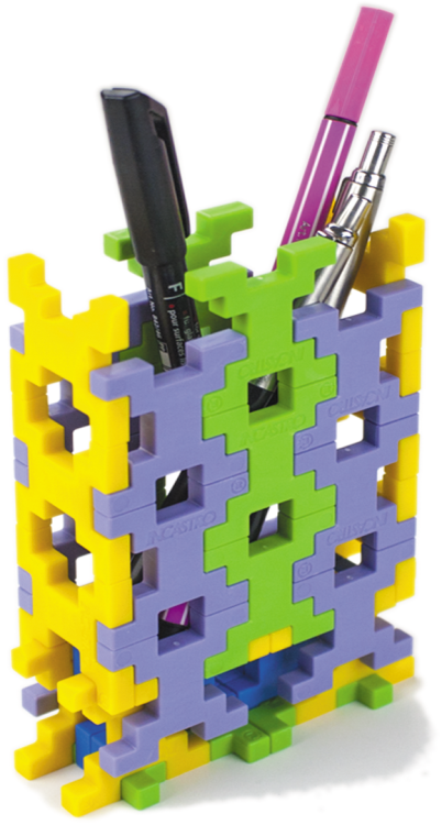 Klocki konstrukcyjne Incastro - 40 el. Cube M