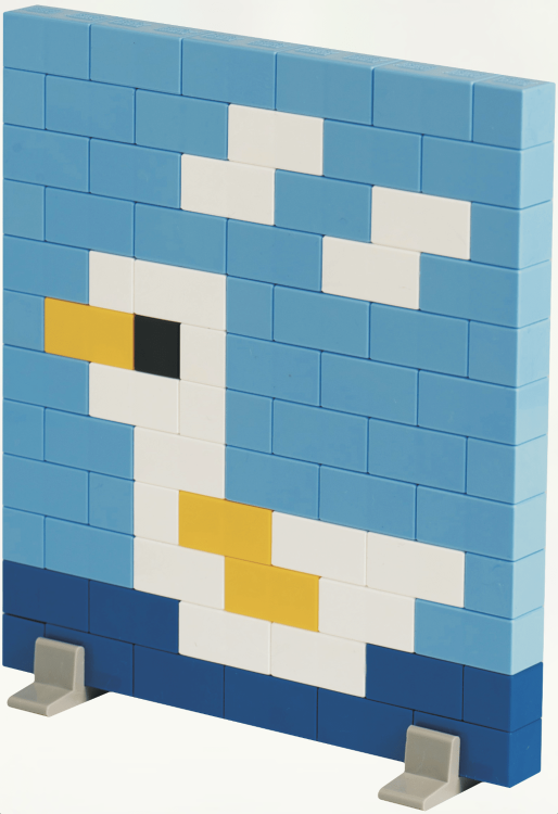 Klocki konstrukcyjne Zbuduj obrazek - 900 el. -  The Little Architect