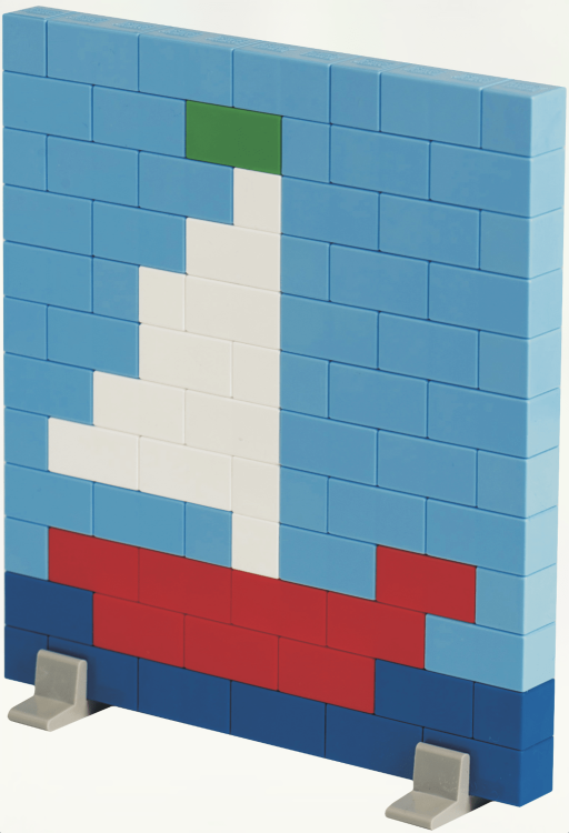 Klocki konstrukcyjne Zbuduj obrazek - 900 el. -  The Little Architect