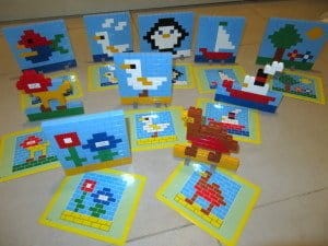 Klocki konstrukcyjne Zbuduj obrazek - 900 el. -  The Little Architect