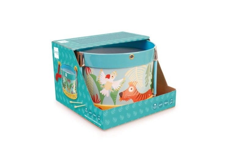 Metalowy bębenek dżungla Scratch