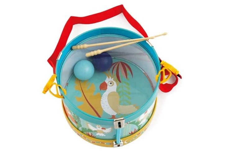 Metalowy bębenek dżungla Scratch