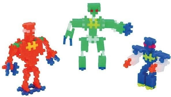 klocki plus-plus konstrukcyjne mini 240 elementów tuba neon