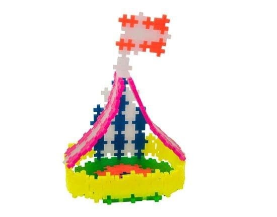 klocki plus-plus konstrukcyjne mini 240 elementów tuba neon