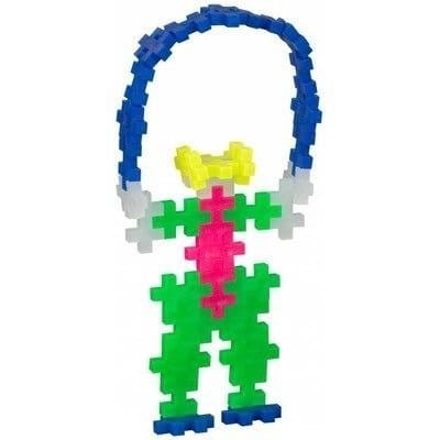 klocki plus-plus konstrukcyjne mini 240 elementów tuba neon