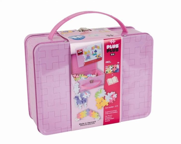 klocki plus-plus midi 70 el. w walizce pastel