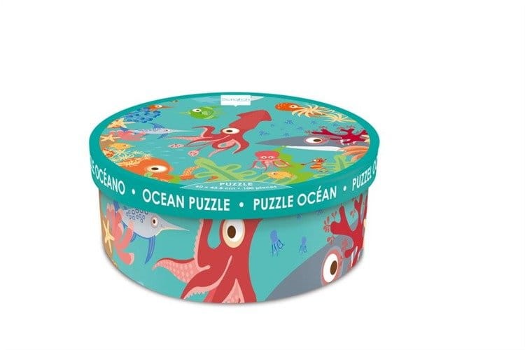 Puzzle układanka 100 elementów OCEAN scratch