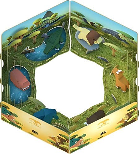 Hipopotam - układanka magnetyczna 3D - Halftoys