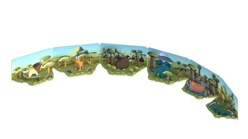 Krokodyl - układanka magnetyczna 3D - Halftoys