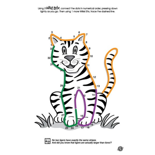 Woskowane sznureczki ZWIERZĘTA 12 mini zestawów Wikki Stix