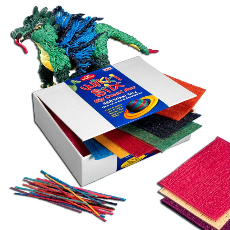 Woskowane sznureczki ZESTAW GIGANT 468 szt. Wikki Stix