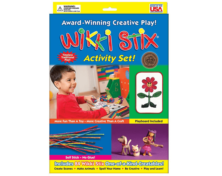 WOSKOWANE SZNURECZKI ZESTAW ACTIVITY 84 szt. WIKKI STIX