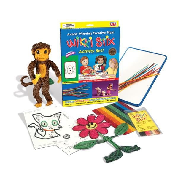 WOSKOWANE SZNURECZKI ZESTAW ACTIVITY 84 szt. WIKKI STIX
