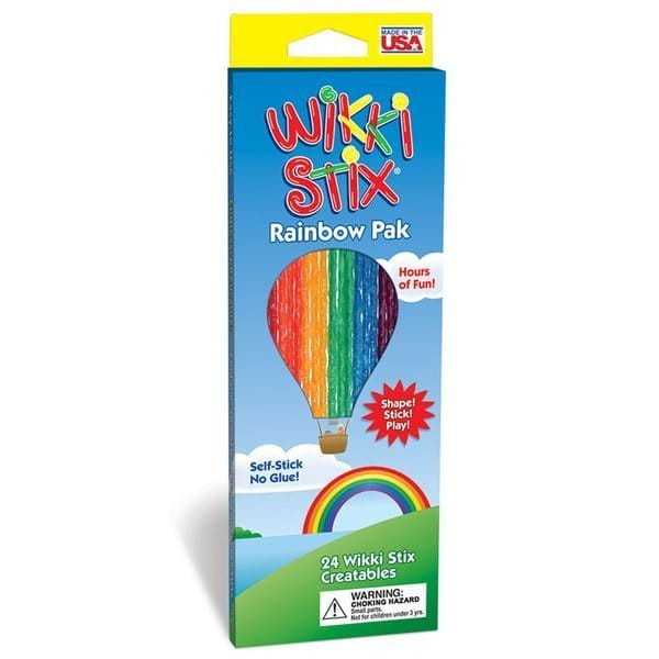 woskowane sznureczki RAINBOW PACK 24 szt. WIKKI STIX