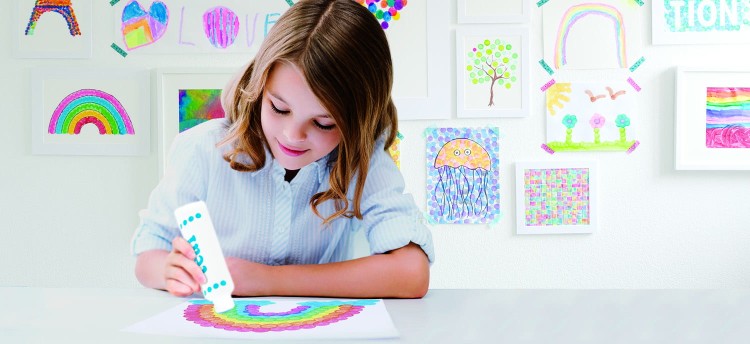 Duże flamastry kropkowe - błyszczące kolory Do a dot Art