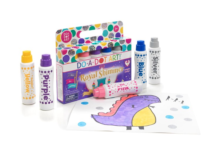 Duże flamastry kropkowe - Królewski Blask Do a dot Art