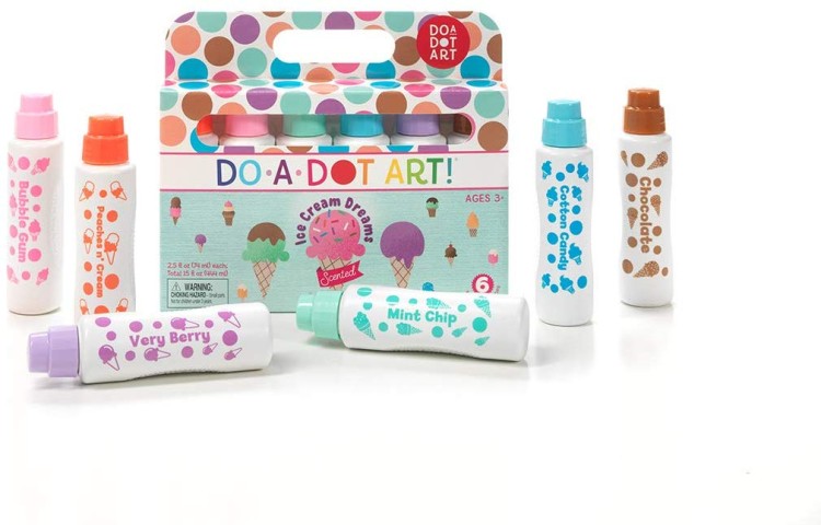 Duże flamastry kropkowe - Pachnące Słodycze Do a dot Art