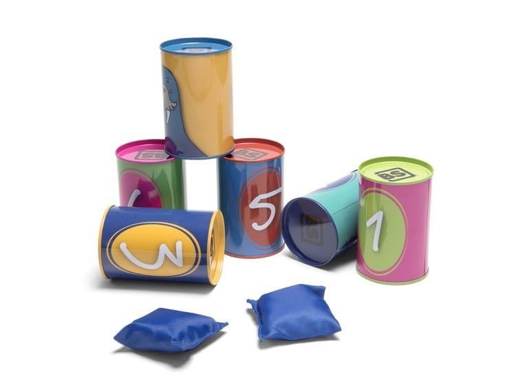 Gra zręcznościowa puszki zwierzęta BS Toys