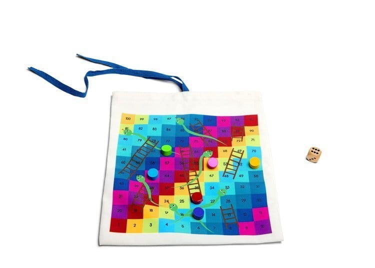 Chińczyk i Drabina - 2w1 - gry planszowe podróżne BS Toys