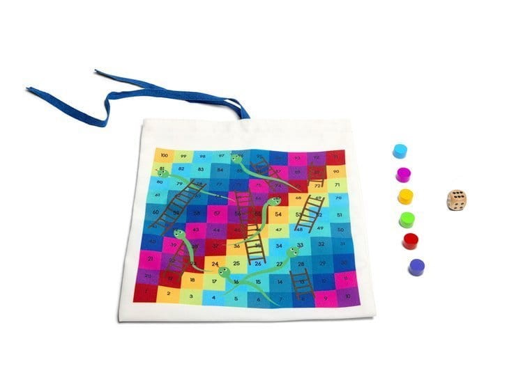 Chińczyk i Drabina - 2w1 - gry planszowe podróżne BS Toys