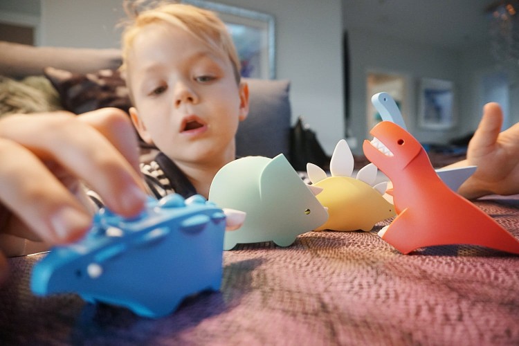 Diplodok - układanka magnetyczna 3D - dinozaur Halftoys