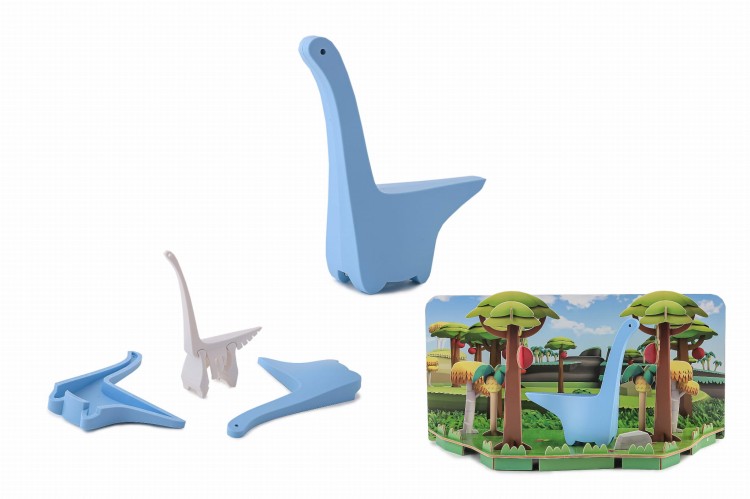 Diplodok - układanka magnetyczna 3D - dinozaur Halftoys