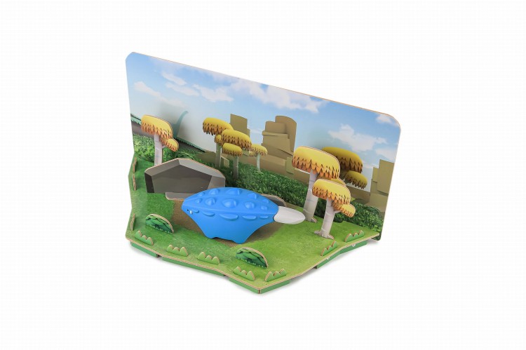 Ankylozaur - układanka magnetyczna 3D - dinozaur Halftoys