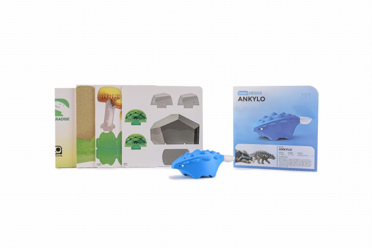 Ankylozaur - układanka magnetyczna 3D - dinozaur Halftoys