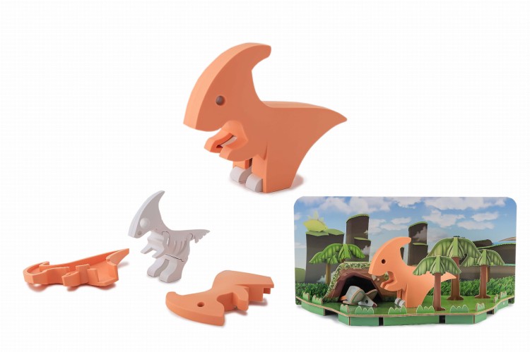 Parazaurolof - układanka magnetyczna 3D - dinozaur Halftoys
