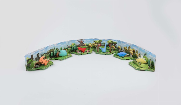 Parazaurolof - układanka magnetyczna 3D - dinozaur Halftoys