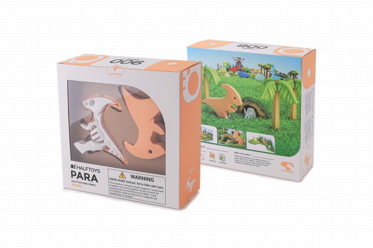 Parazaurolof - układanka magnetyczna 3D - dinozaur Halftoys