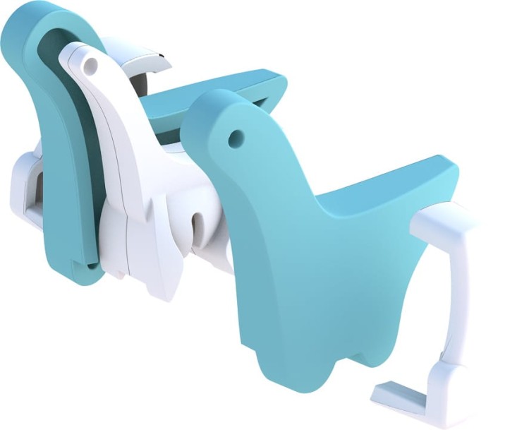 Mały Diplodok - układanka magnetyczna 3D - baby dinozaur Halftoys