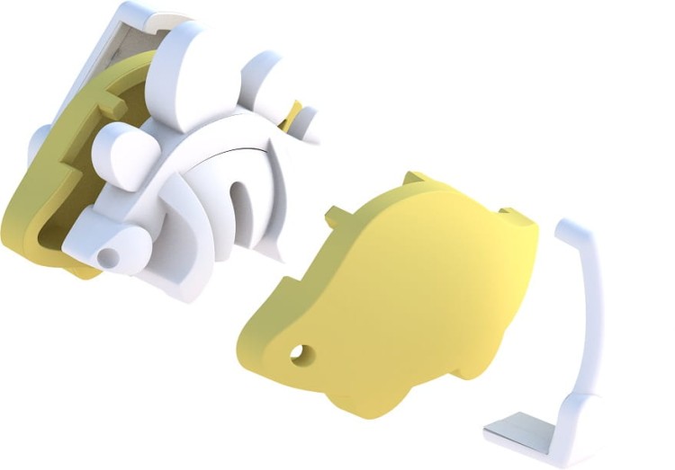 Mały Stegozaur - układanka magnetyczna 3D - baby dinozaur Halftoys