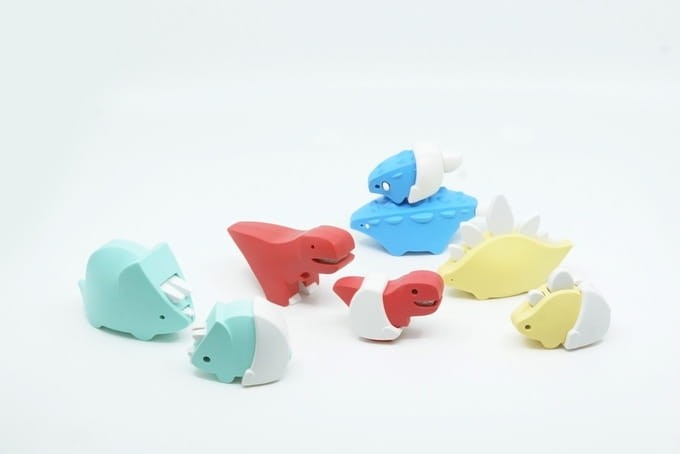 Mały Stegozaur - układanka magnetyczna 3D - baby dinozaur Halftoys