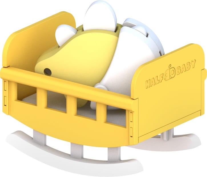 Mały Stegozaur - układanka magnetyczna 3D - baby dinozaur Halftoys