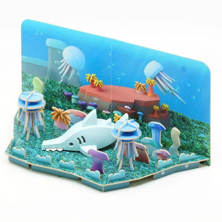 Ryba Piła - układanka magnetyczna 3D Ocean- Halftoys