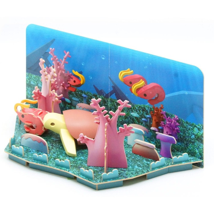 Żółw morski - układanka magnetyczna 3D Ocean- Halftoys