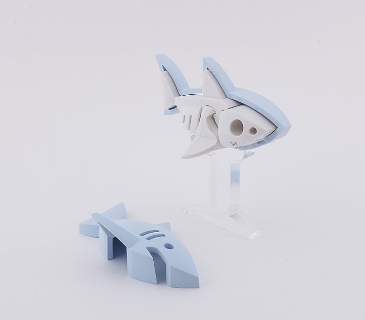 Rekin - układanka magnetyczna 3D Ocean- Halftoys