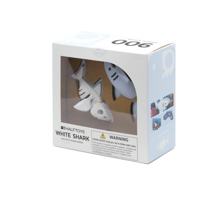 Rekin - układanka magnetyczna 3D Ocean- Halftoys