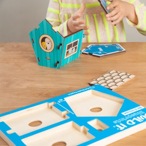 Karmnik układanka 3D puzzle architektoniczne Fat Brain Toys 2